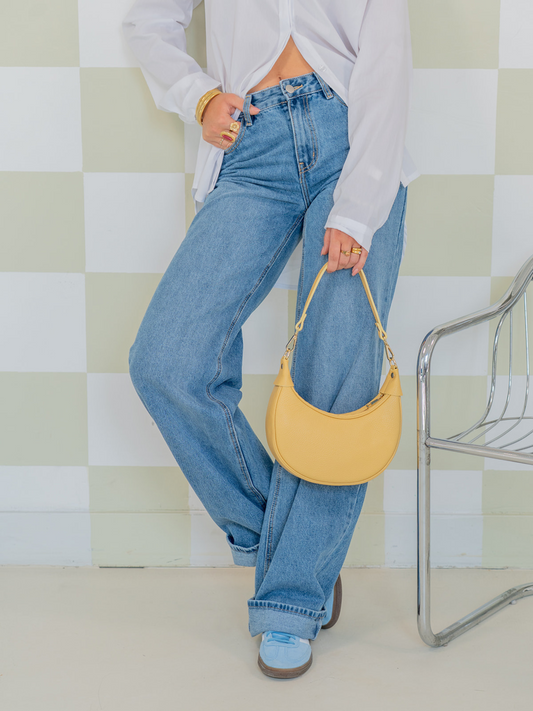 Kyra Bag | Half Moon | Yellow