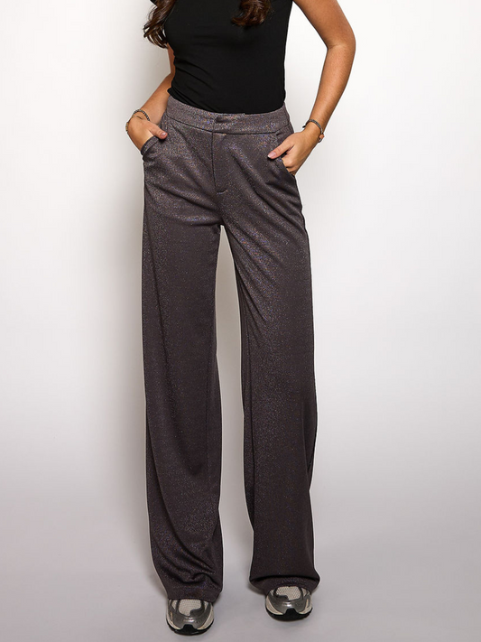 Nova Glitter Pants | Dark Grey | Tall