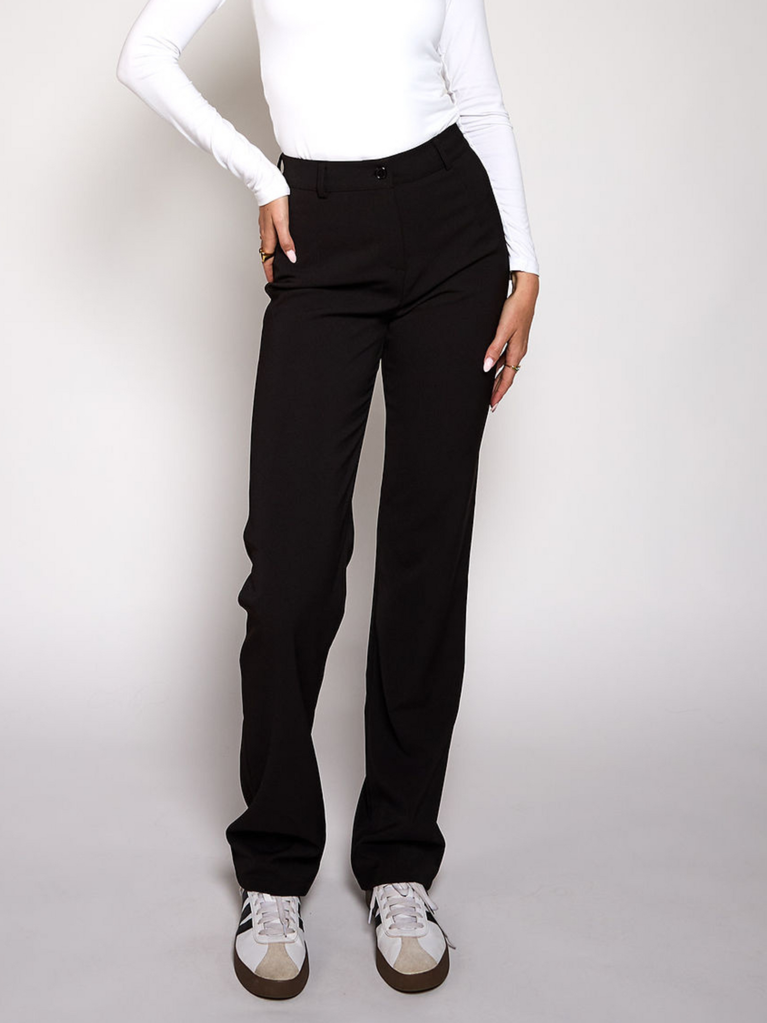 Jula straight leg trousers | Black | Tall