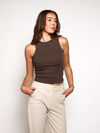 Basic Tank Top Noa | Brown | Tall