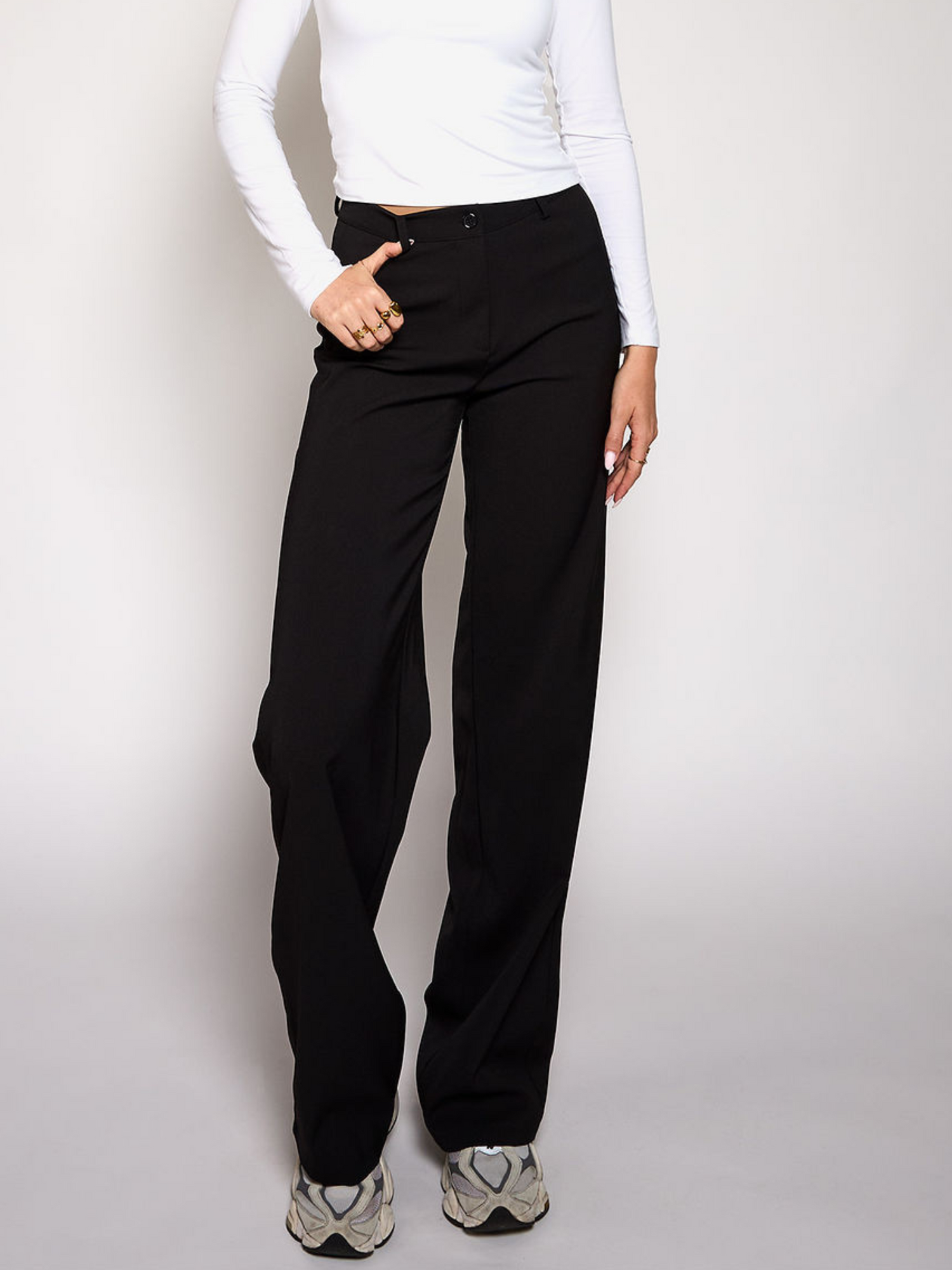 Jula wide leg trousers | Black | Tall