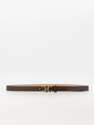 Eline belt, brown | gold buckle