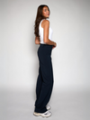 Marley | Wide leg trousers | Navy | Tall