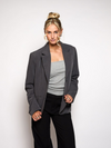 Nova oversized blazer | Dark grey | Tall