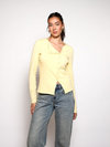 Nala top with buttons | Tall | Yellow