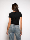 Lexie short sleeve top | Tall | Black