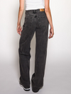 Jade Super Wide Leg Jeans | Mid waist | Dark gray |