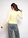 Nala top with buttons | Tall | Yellow