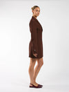 Luna Blazer Dress | Brown | Tall