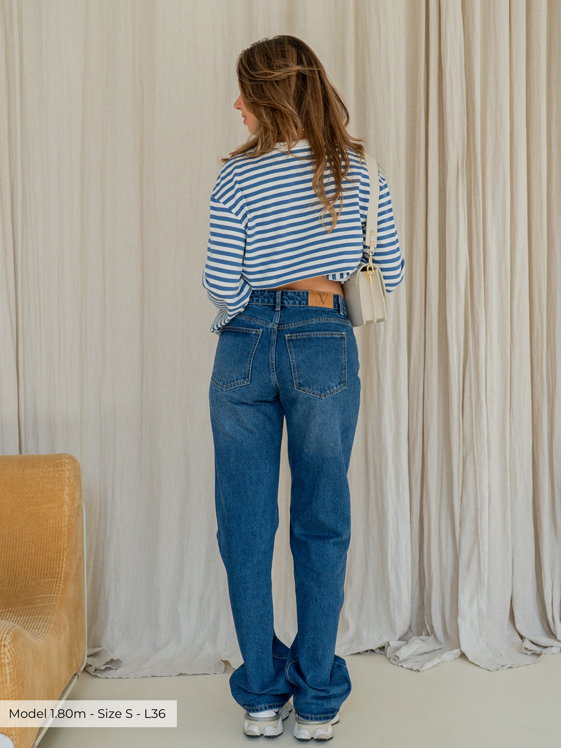 Lola Low Waist Jeans| Dark Blue | Tall
