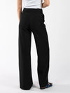 Nova | Wide-leg trousers with buttons | Black | Tall