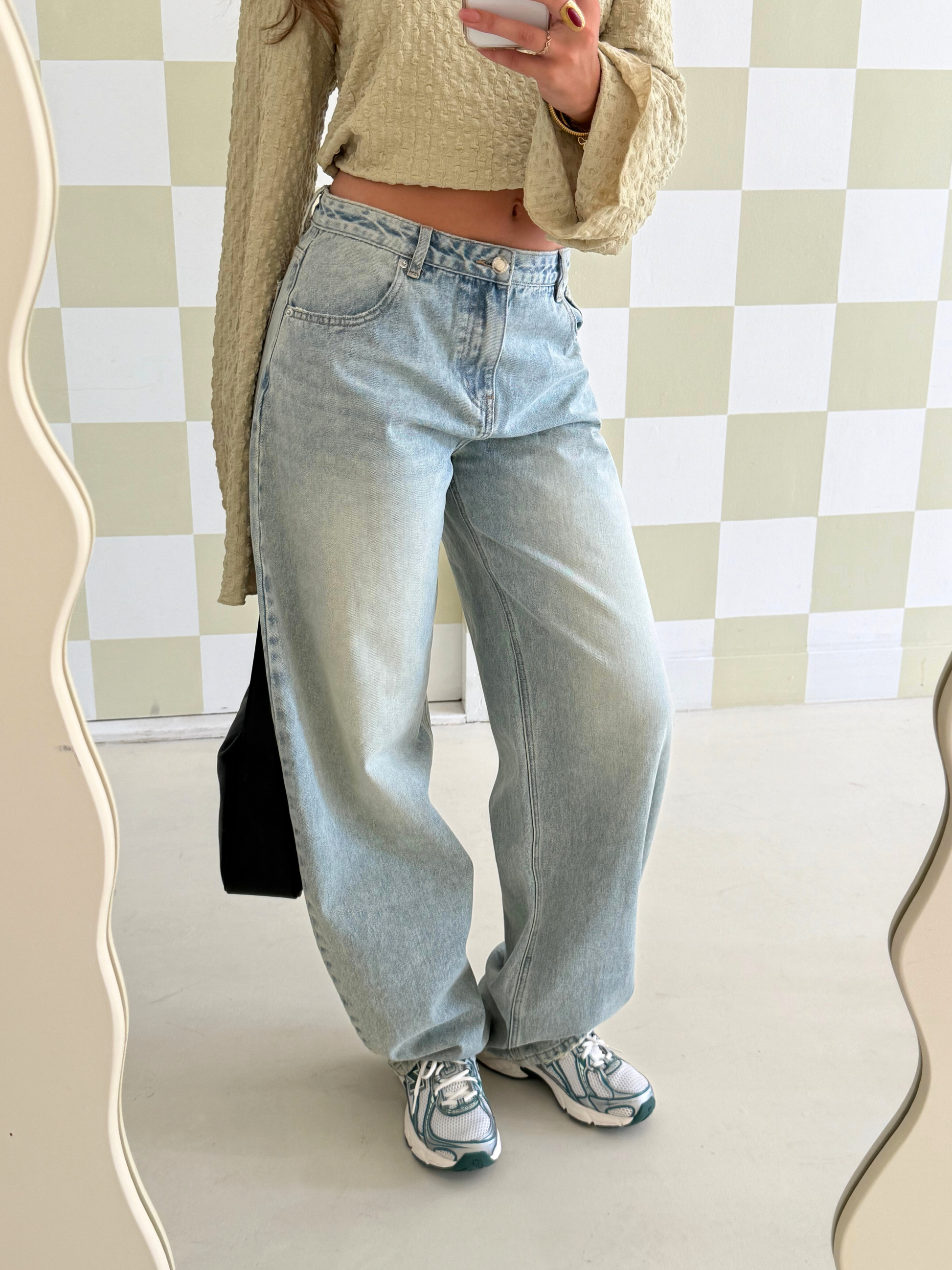 Rae balloon jeans vintage blue TALL