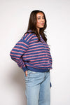 Vest Vive | Blue-pink striped | Tall