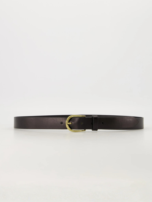 Dante belt, black | gold buckle