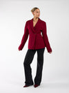 Lily tailored blazer | Bordeaux | Tall