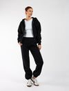 Khloé Zipper Hoodie | Black | Tall