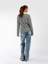 Lucy Polo | Black and white striped | Tall