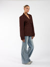 Lily tailored blazer | Brown | Tall