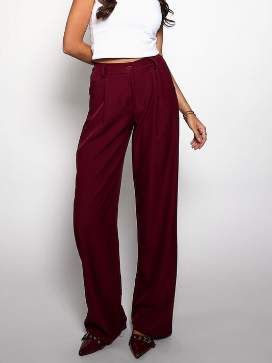 Loes Pantalon | Bordeaux | Tall