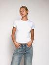 Lexie short sleeve top | Tall | White