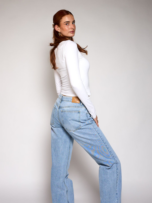 Lexie long sleeve top | Tall | White
