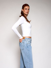 Lexie long sleeve top | Tall | White