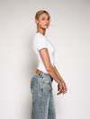 Lexie short sleeve top | Tall | White