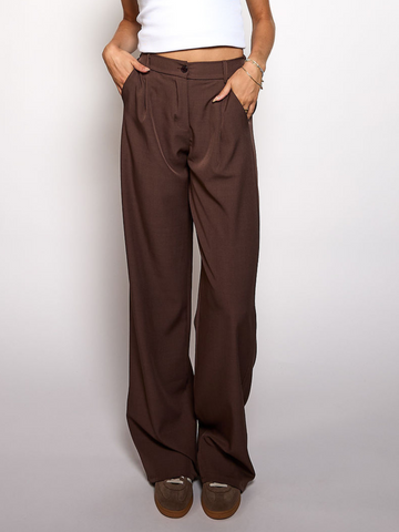 Loes Pants | Brown | Tall