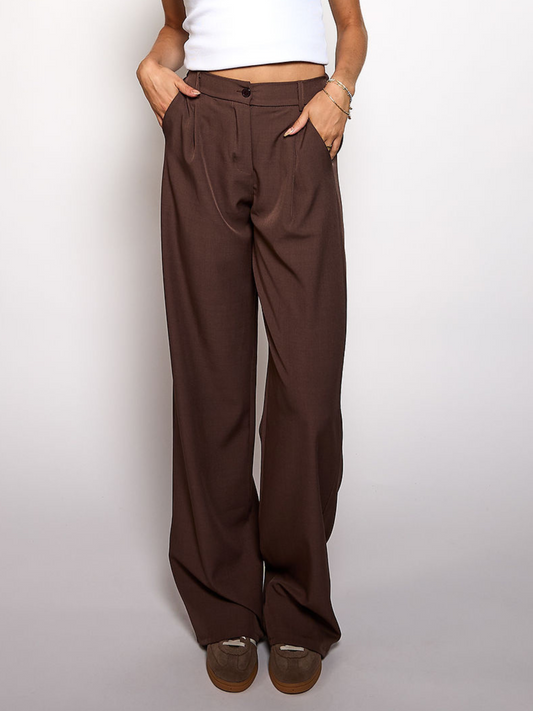 Loes Pants | Brown | Tall
