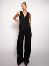 Nova | Wide leg trousers | Black | Tall