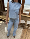 Lulu | Wide Leg Jeans | Blue | Tall