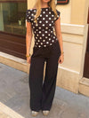Lauren pants | Linen | Black | Tall