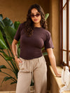 Saar top | Brown | Tall