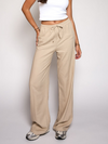 Lauren pants | Linen | Beige | Tall