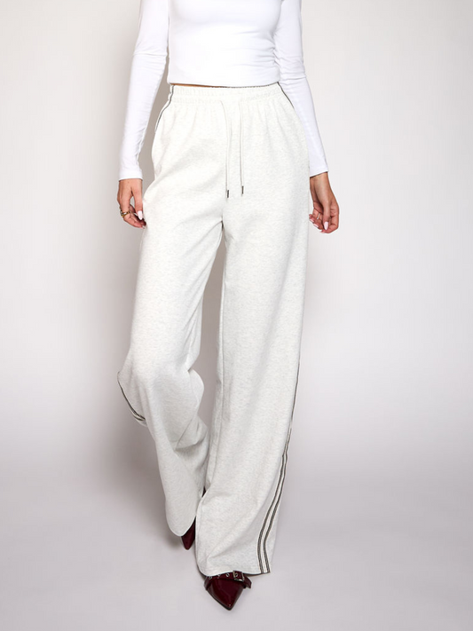 Izzy pants | Grey with stripes | Tall