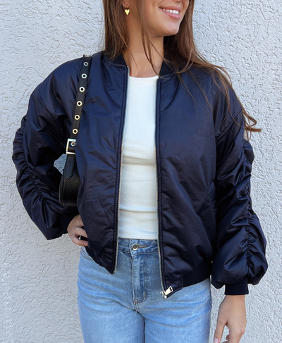 Bomber jacket Celine | Navy | Regular