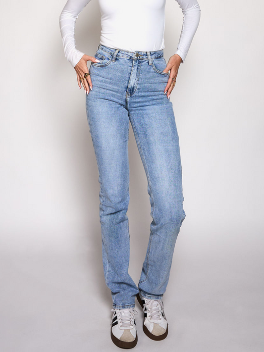 Jamie Straight Leg Jeans | Blue | High waist | Stretch | Tall