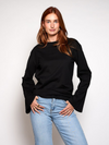 Nine Tee | flared sleeve | Tall | Black