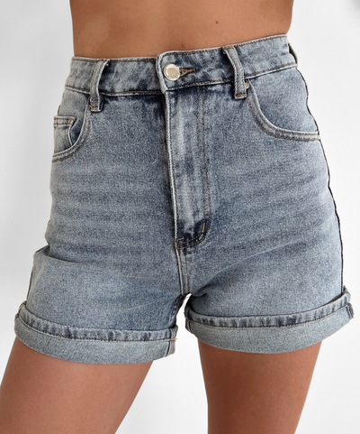 Mila | Denim Short | Tall