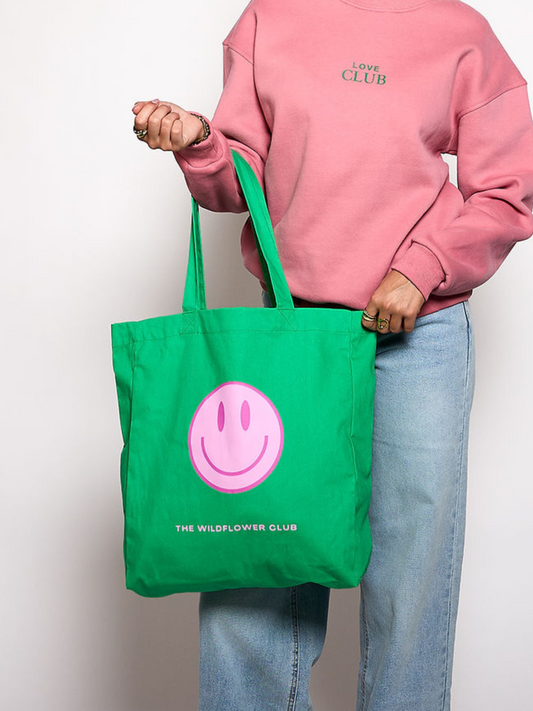 Canvas bag | Green | The Wildflower Club