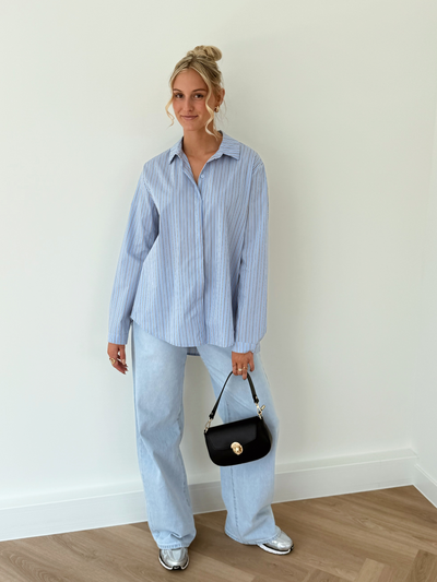 Liv blouse | Tall | Blue striped