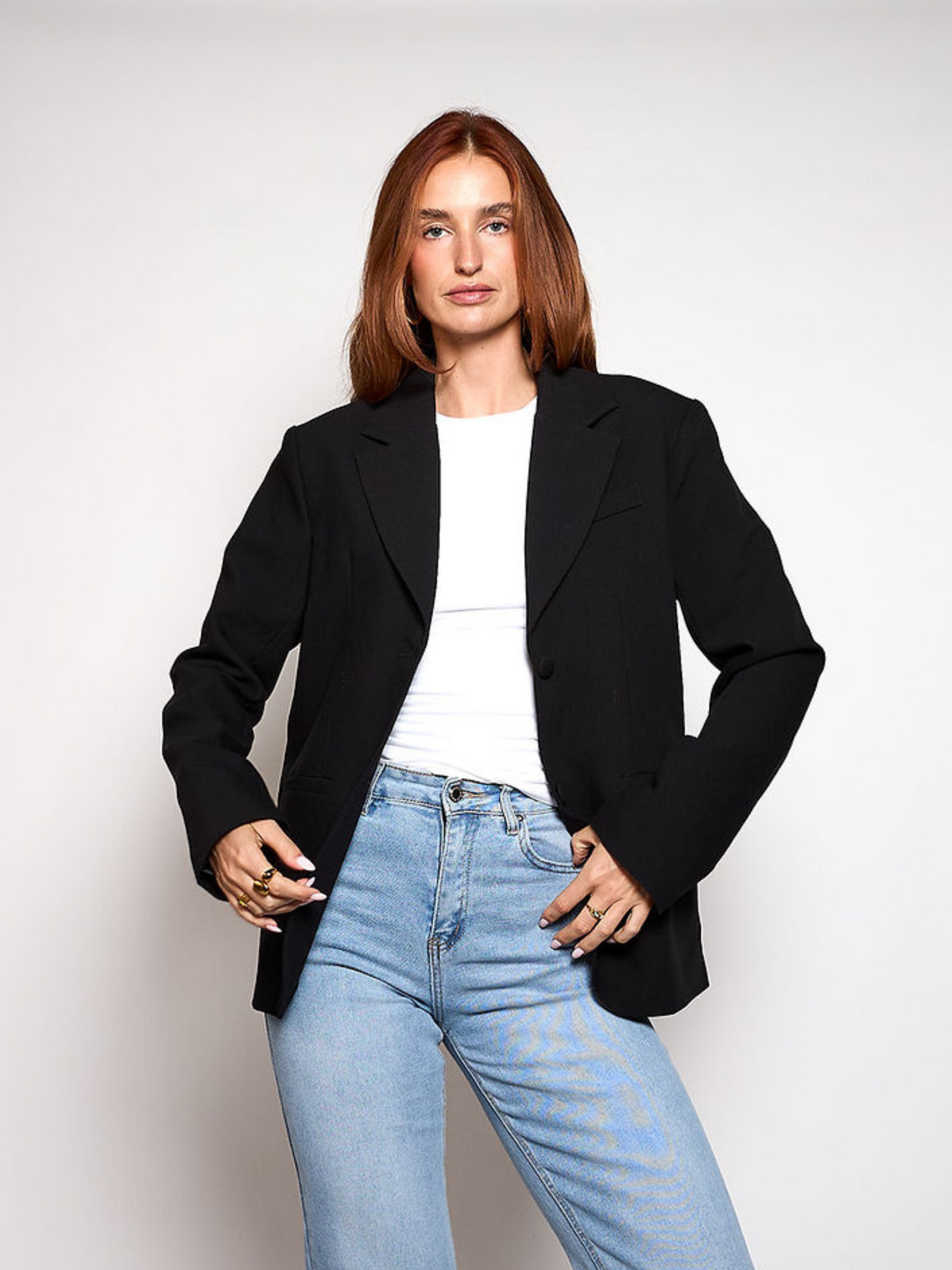 Nova oversized blazer | Black | Tall