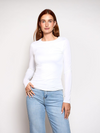 Lexie long sleeve top | Tall | White