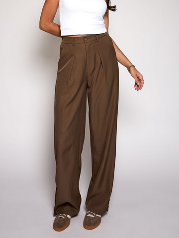 Mae Pantalon | Earthy olive | Tall
