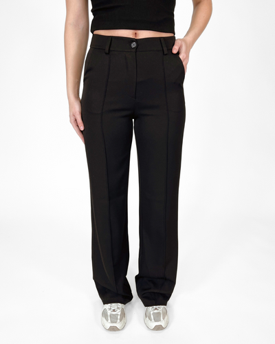 Marley | Wide leg pantalon | Zwart | Tall