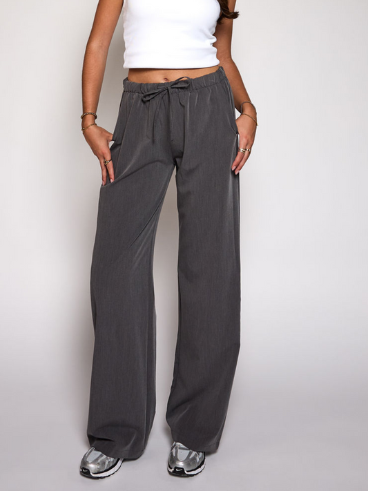Lize pants | Dark grey | Tall