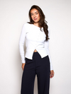 Nala top with buttons | Tall | Off-white
