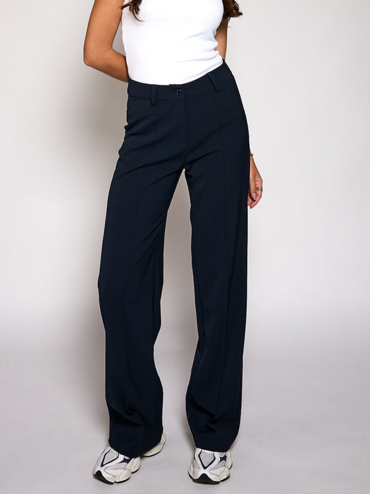 Marley | Wide leg trousers | Navy | Tall