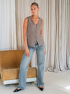 Nova gilet | Taupe | Tall