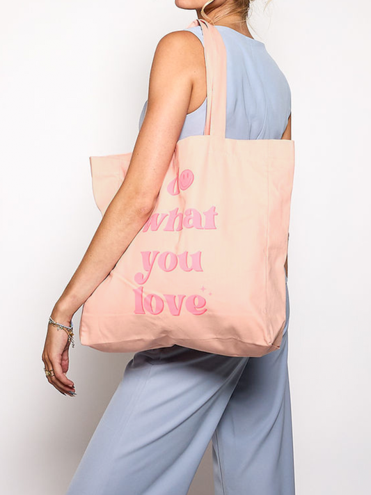 Canvas bag | Pink | The Wildflower Club